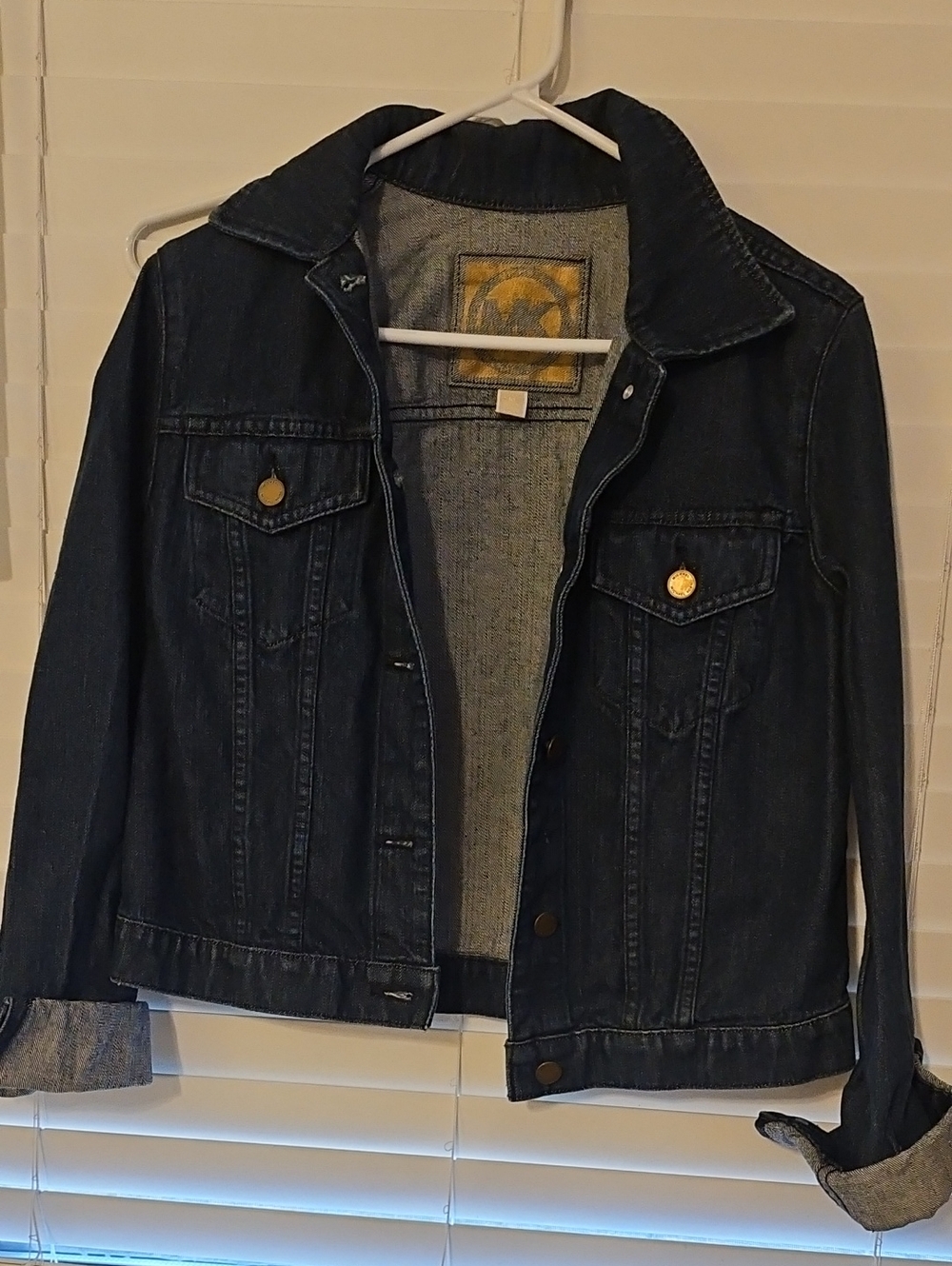 Michael Kors Dark Indigo Denim Jacket